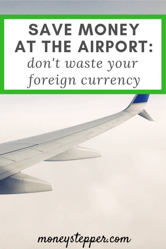 Save money at the airport: don't waste your foreign currency. oday, let’s look at how we can save money at the airport. Do we know how much getting rid of those last few moneyat the airport is costing us over time…? #savingmoney #savemoney #savemoney #savings