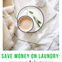 Save money on laundry: are you doing your laundry too often? Today, let’s look a how we can save money on laundry by washing towels and linen less frequently… #savingtips #savemoney #frugalliving