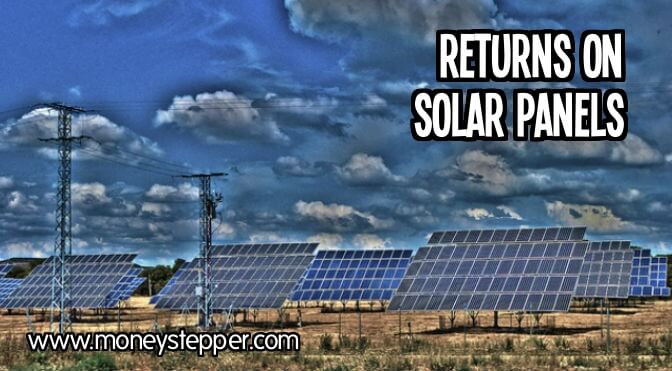 Returns on solar panels UK